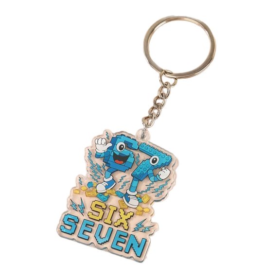 Internet Memes Keyring with Acrylic Build, Tool-Free for Daily Use Essentials.