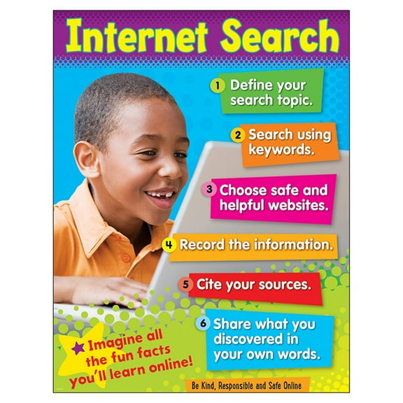 Internet Search (Primary) Learning Chart 17x22 [T38647]