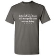 thumbnail image 1 of Internet Was Down So I Thought I'd Come Outside Today Sarcastic Humor Fun Saying Graphic Tee Gift For Computer Nerd Geeks Tech Lover Funny T Shirt, 1 of 5