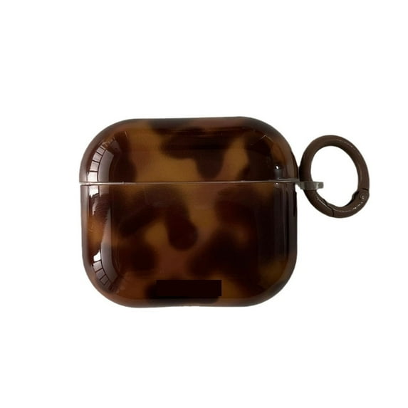 Internet celebrity Instagram leopard print headphone case suitable for AirPods 4 protective case IMD soft shell Apple Pro2 headphone case