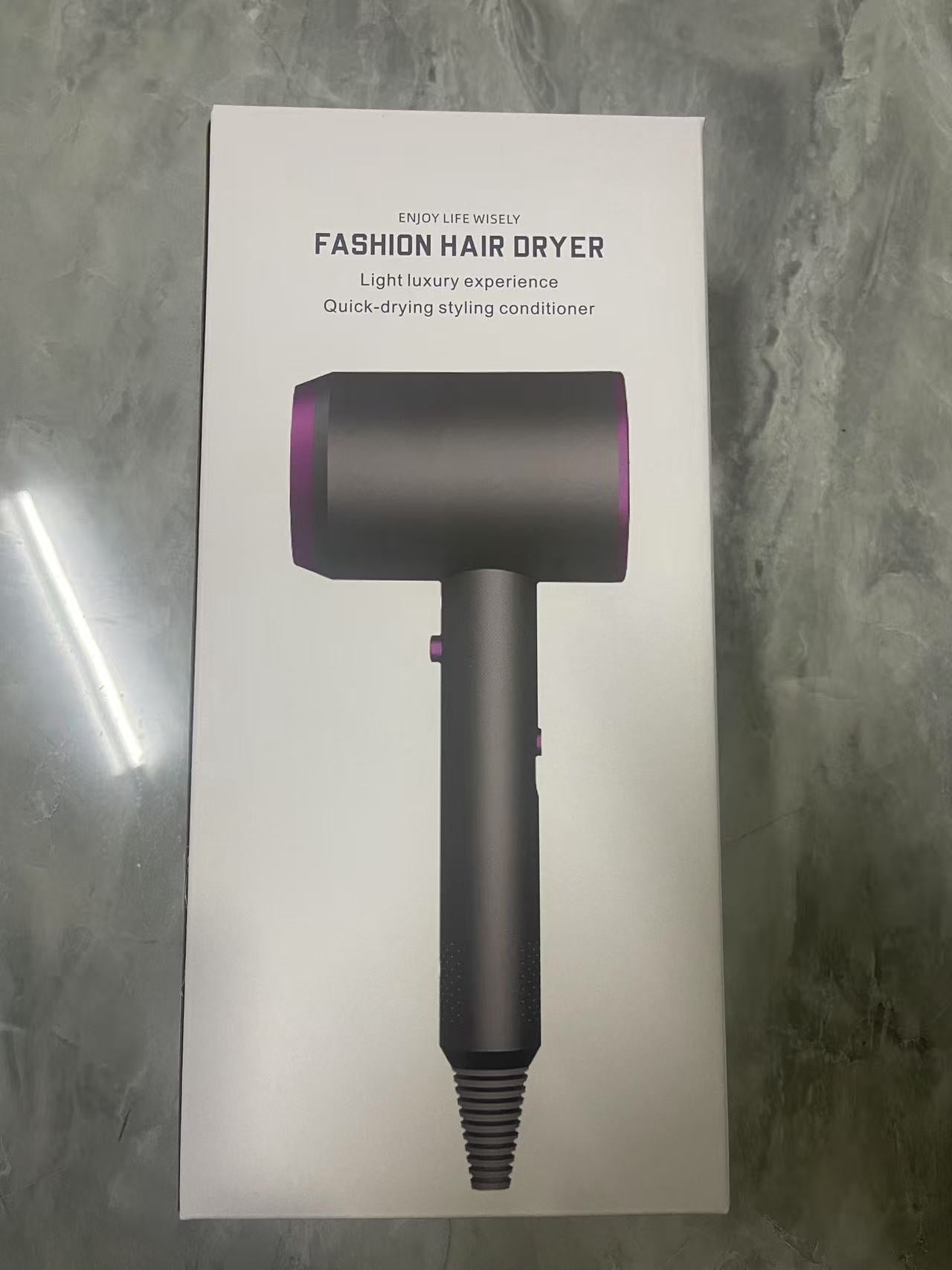 Internet-famous hammer hair dryer with multi-gear temperature adjustment high-power blue light hair care dryer for salon use