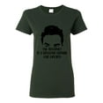 thumbnail image 1 of Internet is a Breeding Ground David Schitt's TV Quote Pop Culture Womens Graphic T-Shirt, Forest Green, 3XL, 1 of 3