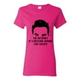 thumbnail image 1 of Internet is a Breeding Ground David Schitt's TV Quote Pop Culture Womens Graphic T-Shirt, Fuschia, Large, 1 of 3