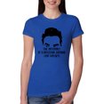 thumbnail image 1 of Internet is a Breeding Ground David Schitt's TV Quote Pop Culture Womens Slim Fit Junior Tee, Royal, X-Large, 1 of 3