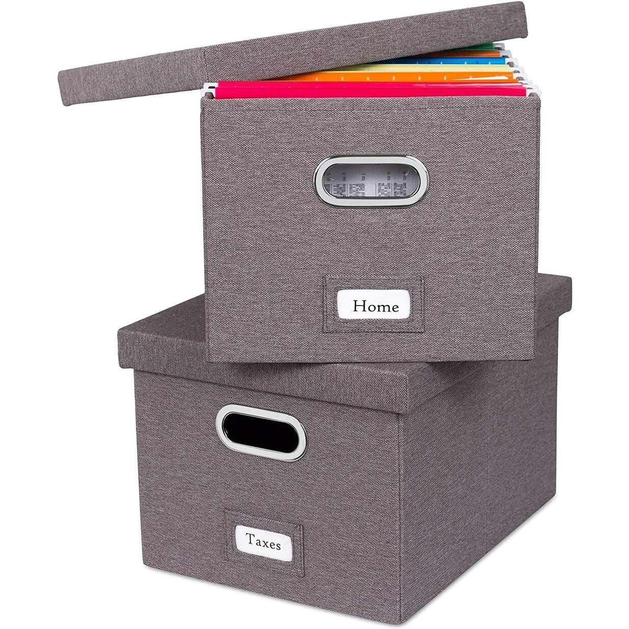 Best Collapsible File Storage Organizer with Lid