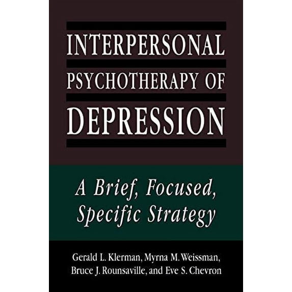 Pre-Owned Interpersonal Psychotherapy of Depression: A Brief, Focused, Specific Strategy (The Master Work Series) Paperback