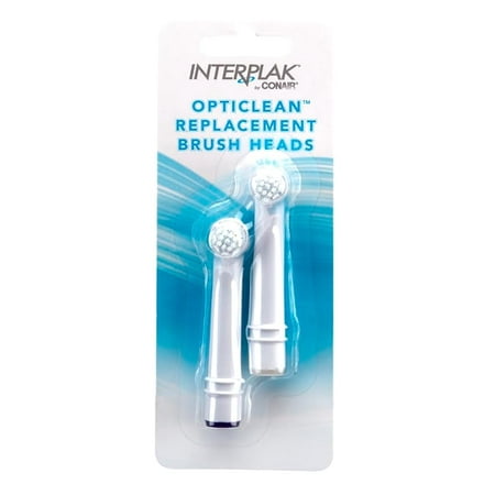 Interplak Opticlean Replacement Remover Brush Heads Rbg3 - 2 Ea