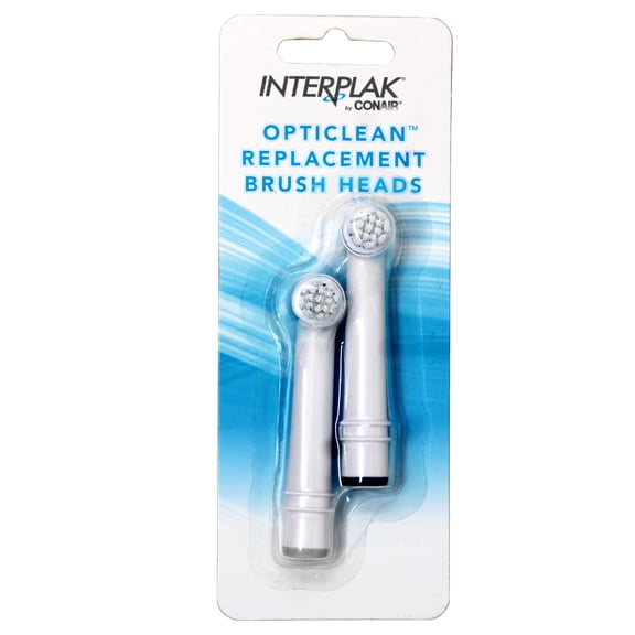 Interplak by Conair OptiClean Replacement Power Plaque Remover Brush Heads