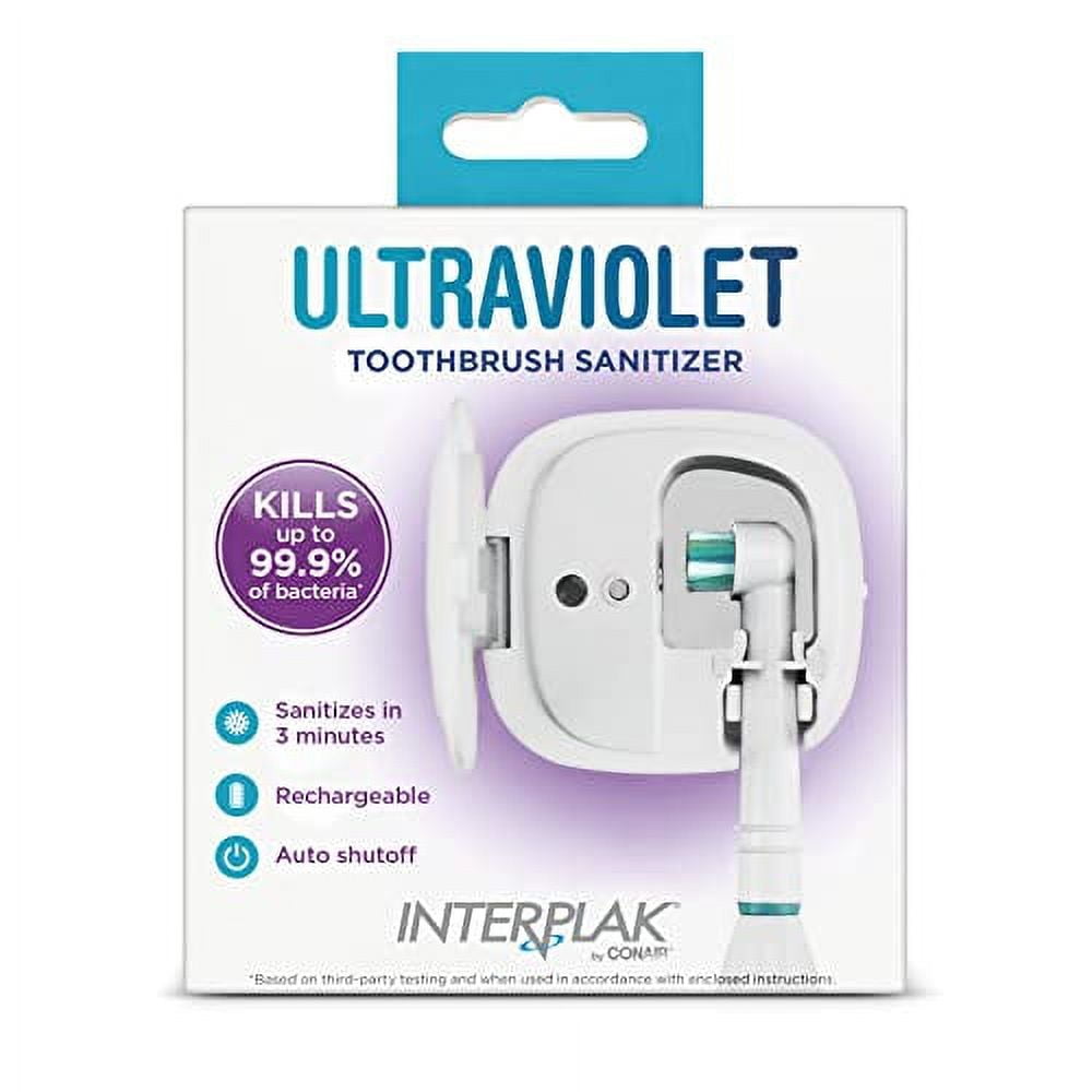 Interplak by Conair UV Toothbrush Sanitizer, Kills 99.9 of Bacteria on