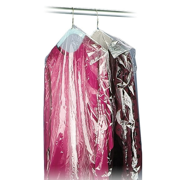 Interplas GAR-38 Clear Dry Cleaning Bags, 38" x 21", Case of 663
