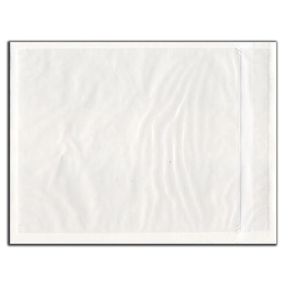 Interplas PL-PF-406 Packing List - Packing Envelope Plain Face Side-Loading, 6" Length, 4.5" Width - Case of 1000