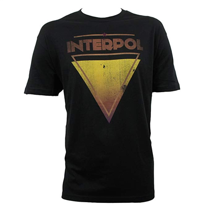 Interpol Triangle Slim Fit T Shirt Walmart
