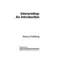 thumbnail image 1 of Interpreting: An Introduction: Revised Edition, 1990 (Paperback) by Nancy Frishberg, 1 of 1