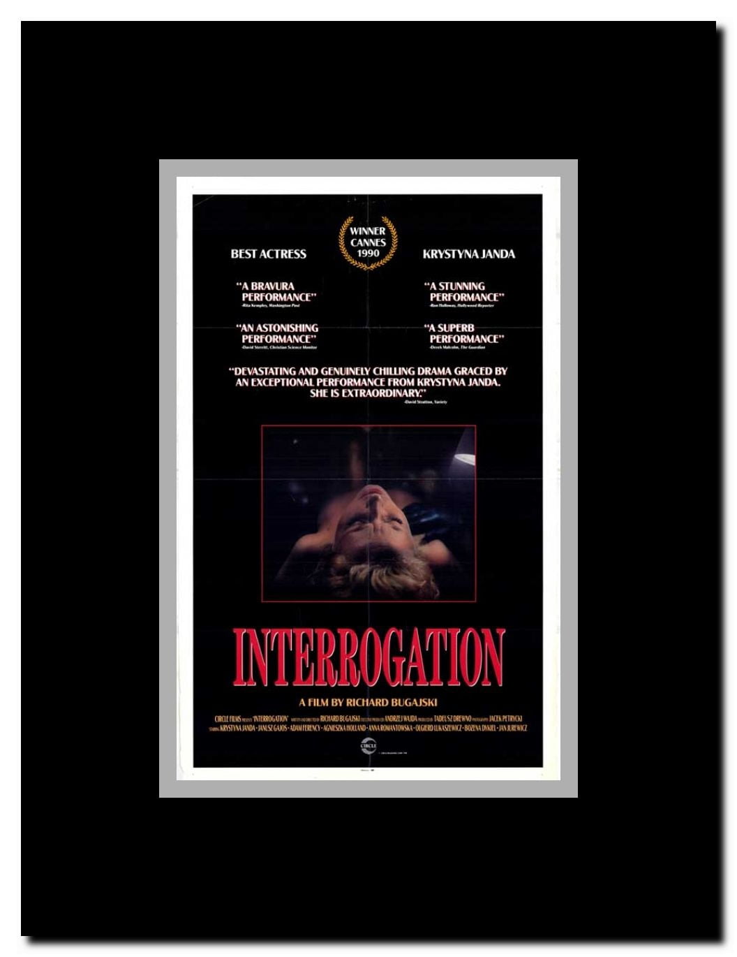 Interrogation Framed Movie Poster