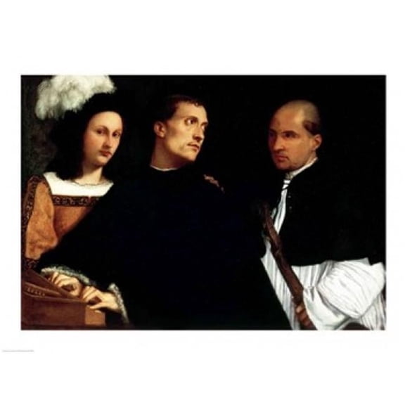 Interrupted Concert Poster Print by Titian - 24 x 18 in.