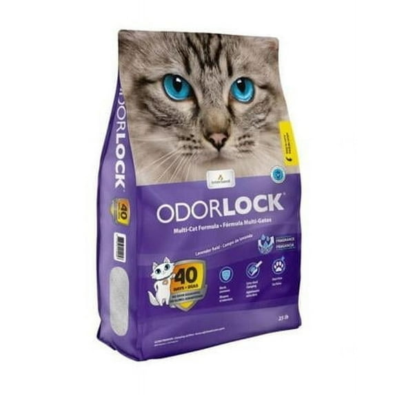 Intersand America 777979213259 25 lbs Odorlock Lavender Cat Litter