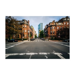 Intersect, Back Bay - Boston Massachusetts Photography City Architecture Street Photography Skyline Vintage Scenic Unframed Wall Art Print 32 x 48 inches