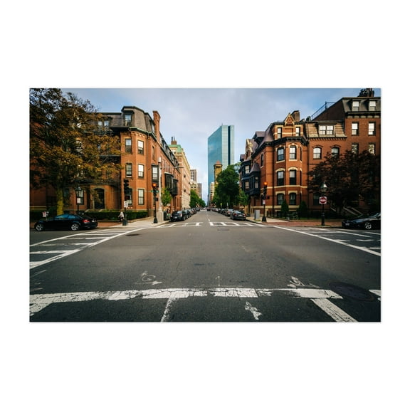 Intersect, Back Bay - Boston Massachusetts Photography City Architecture Street Photography Skyline Vintage Scenic Unframed Wall Art Print 4 x 6 inches
