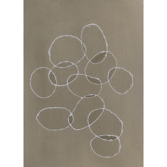 Intersect Brown Poster Print by Laura Van (24 x 36)
