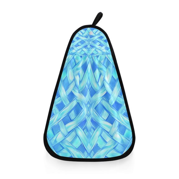 Intersecting Grids Bright Colors Hanging Towel Hand Towel 16.53x12.20in Quick-Drying for Kitchen and Bathroom Use