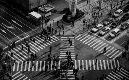 Intersection ( Crossing Alternatives ) Canvas Art - CS Tjandra (12 x 18)