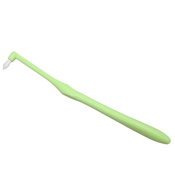 Interspace Brush, Plastic Oral Health Gum Care Floss Interdental Cleaners For Daily Use Green