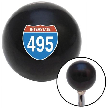 Interstate 495 Black Shift Knob with M16 x 1.5 Insert Shifter Auto Manual Custom