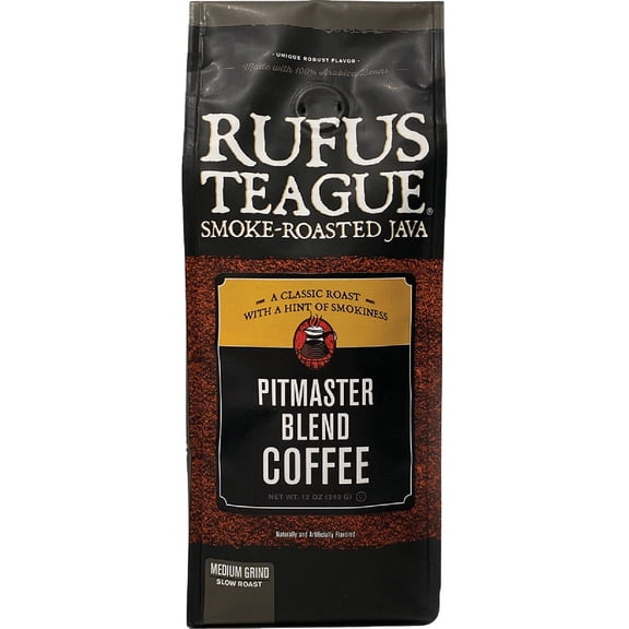 Interstate Bait Rufus Teague 12 Oz. Smoke Roasted Coffee - Pack of 2