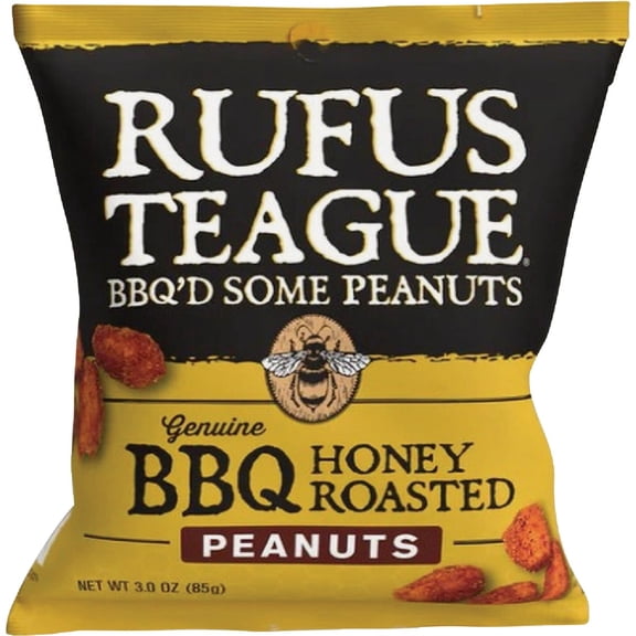 Interstate Bait Rufus Teague Honey Roasted Peanuts - Pack of 2