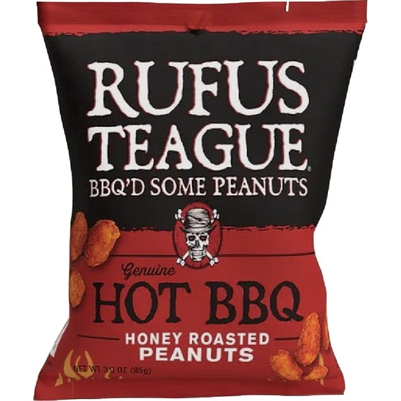 Interstate Bait Rufus Teague Honey Roasted Peanuts - Pack of 2