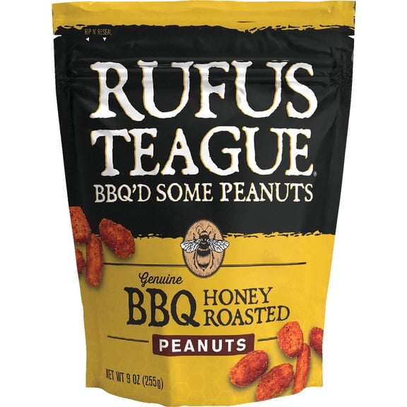 Interstate Bait Rufus Teague Honey Roasted Peanuts - Pack of 6