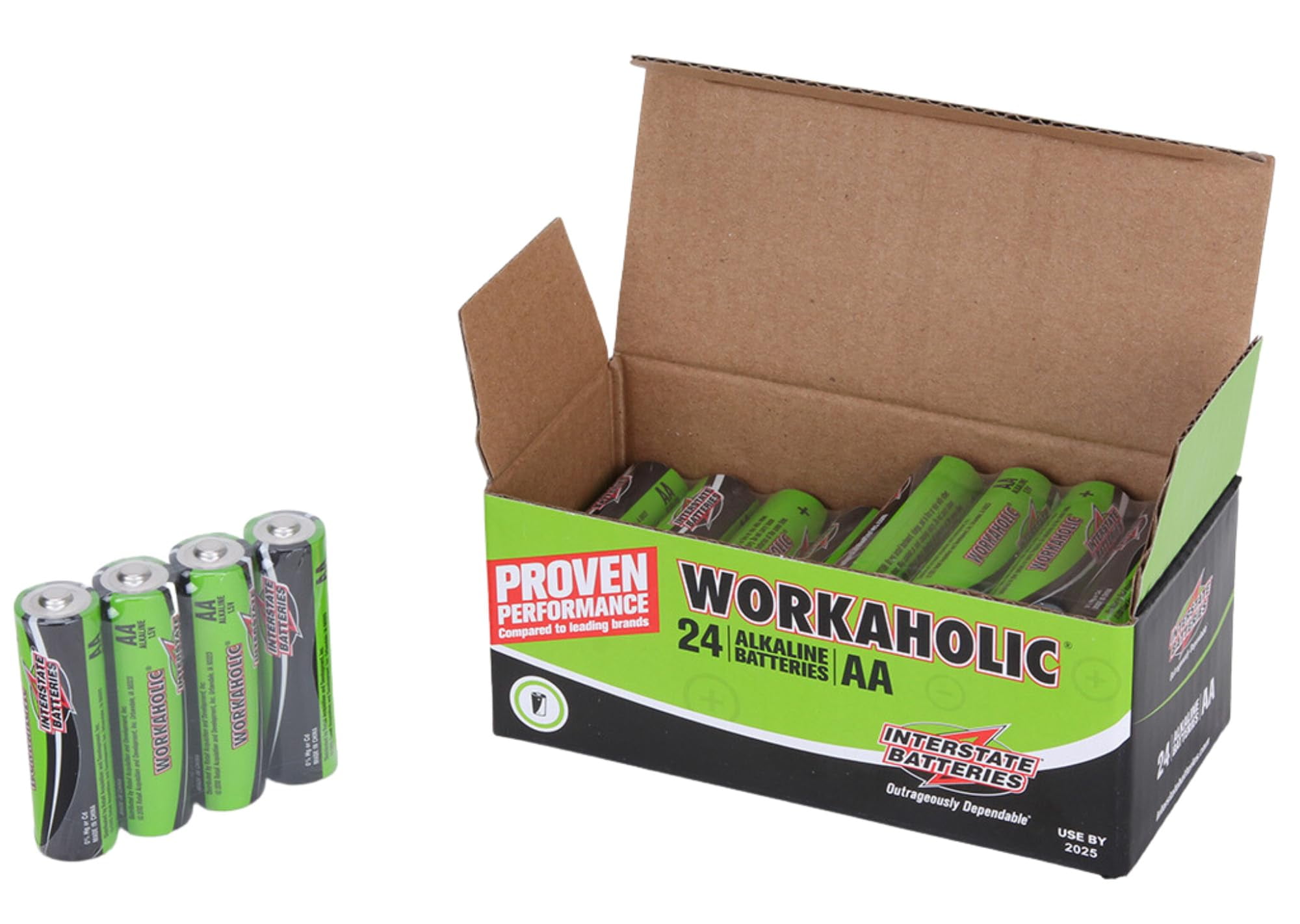 Interstate Batteries AA Alkaline Battery (24 Pack) AllPurpose 1.5V