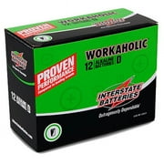 Interstate Batteries DRY0085 Workaholic &quot;D&quot; Alkaline Battery, 12-Pack