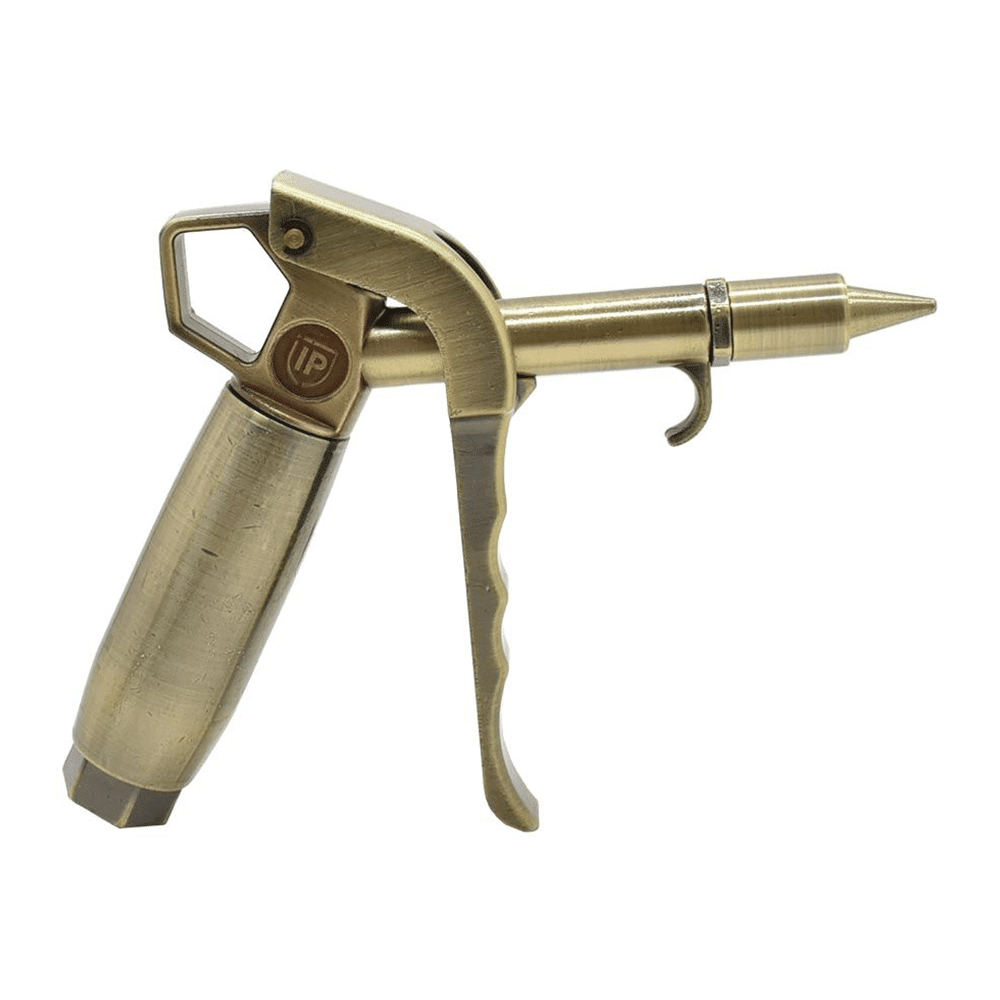 Interstate Pneumatics B600 1/4" NPT Heavy Duty High Flow Rate Blow Gun - Copper Plated
