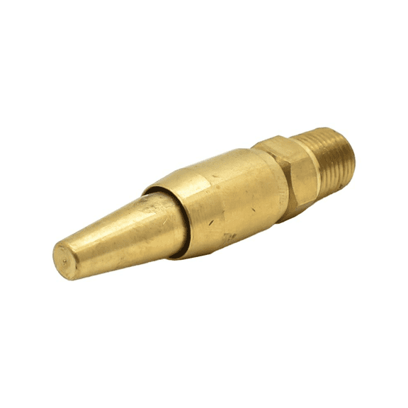 Interstate Pneumatics BT7S OSHA Compliant Strata Flow Brass Safety Tip For Air Blow Guns 1/8 Inch MPT