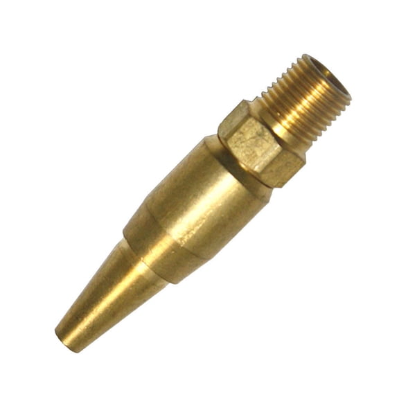 Interstate Pneumatics BT7S OSHA Compliant Strata Flow Brass Safety Tip For Air Blow Guns 1/8 Inch MPT