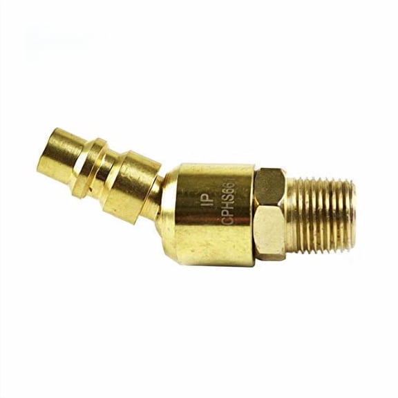 interstate pneumatics cphs661 3/8" industrial steel swivel plug x 3/8" male npt