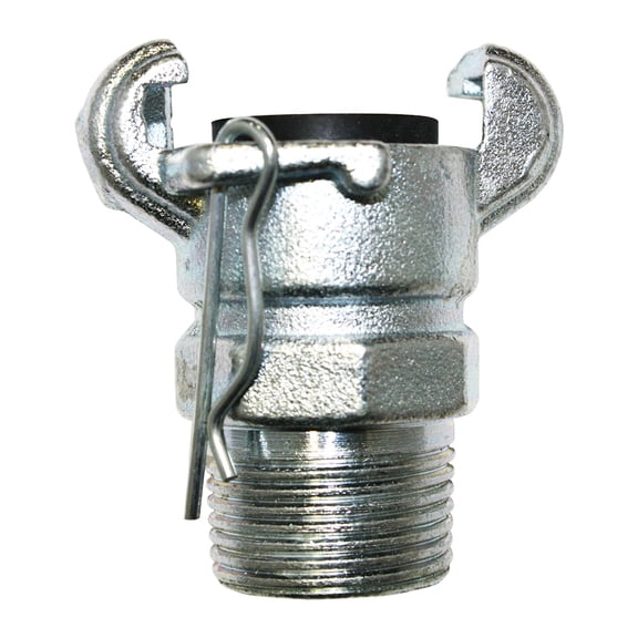 Interstate Pneumatics CU-901 1" Male NPT Straight Through Jack Hammer Coupler