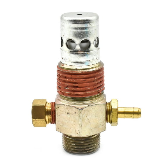 Interstate Pneumatics CVC7043 Air Compressor Check Valve, 1/2 Inch Male x 1/8 Inch Female NPT Line Port, Steel