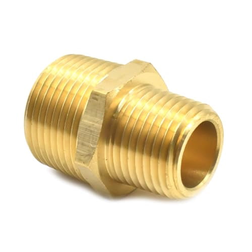 Uxcell 3/4 Inch Female Flare X 5/8 Inch Male Flare Connector, SAE 45 Degree Flare Brass Adapter Flare Pipe Fitting - View #11