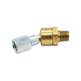 thumbnail image 1 of Interstate Pneumatics FBS404 1/4" MPT Brass Fitting with 1/4" FPT Steel Swivel Adapter, 1 of 8