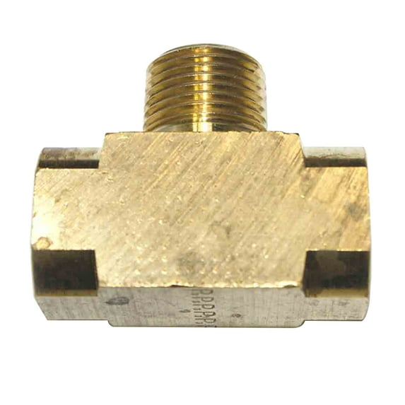 Interstate Pneumatics FP66TB Brass Branch Tee Fitting 3/8 Inch NPT Female