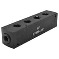 thumbnail image 1 of Interstate Pneumatics FPM44SR 3/8" FPT x 1/4" FPT Aluminum Rectangle Pencil Manifold, 1 Inlet to 4 Outlets, 1 of 3