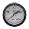 thumbnail image 1 of Interstate Pneumatics G2101-200 200 PSI 1 -1/2" Diameter 1/8" NPT Rear Mount Pressure Gauge, 1 of 5