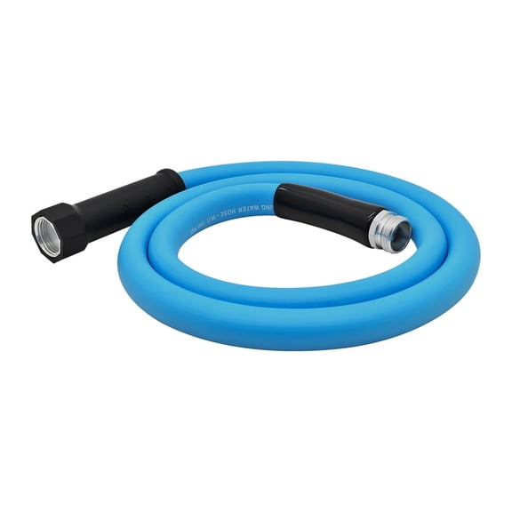 Interstate Pneumatics HHW-005 5/8 Inch x 5ft Drinking Water Safe Hybrid Polymer Garden Hose