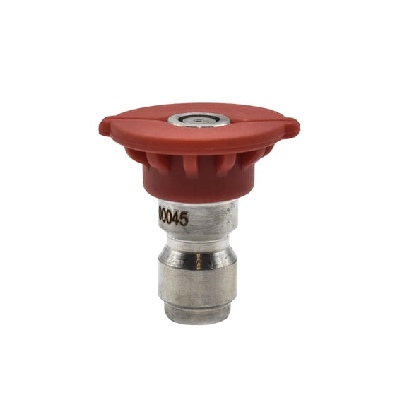 Interstate Pneumatics PW7100-DR Pressure Washer 1/4 Inch Quick Connect High Pressure Spray Nozzle Tip - Red