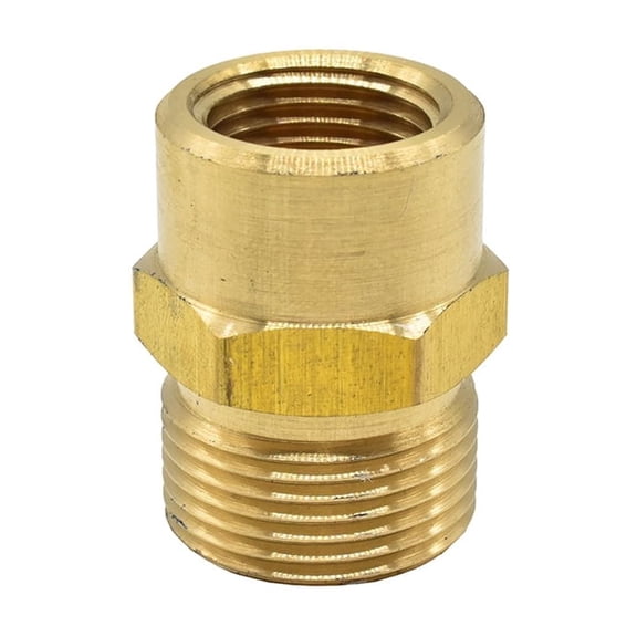 Interstate Pneumatics PW7150 Pressure Washer M22 x 1/4" FNPT Brass Adapter, 4000 PSI