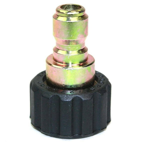 Interstate Pneumatics PW7156 3/8 Inch Steel Plug x M22 Female Threads