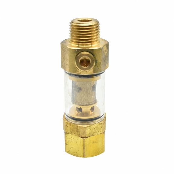 Interstate Pneumatics PW7162 3/4" Female GHT x 1/2" Male NPT Inline Water Filter
