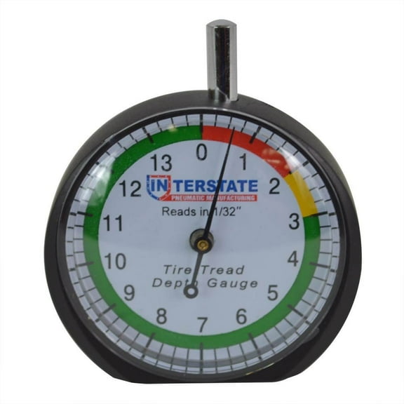 Interstate Pneumatics TG32 Professional Dial Type Tire Tread Depth Gauge - TG32